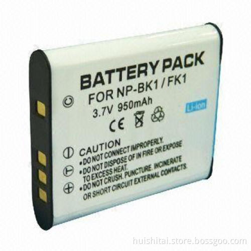 Camera Battery with Voltage of 3.7V, Capacity of 970mAh, OEM Orders Welcomed